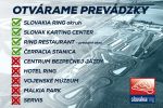 Areál pretekárskeho okruhu SLOVAKIA RING obnovuje svoju prevádzku