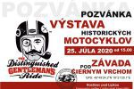 Výstava historických motocyklov- 25.7.2020